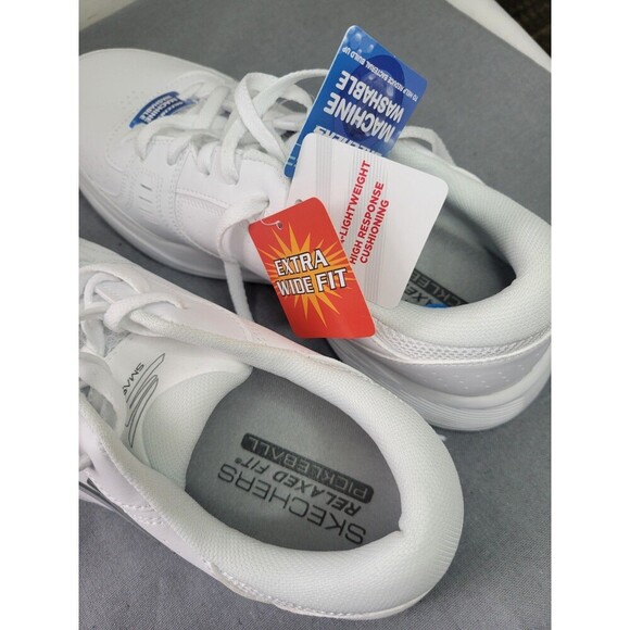 Skechers Withe Atletic Relaxed fit Pickleball  Ultra Fligh Cushioning size 10 - Picture 5 of 8